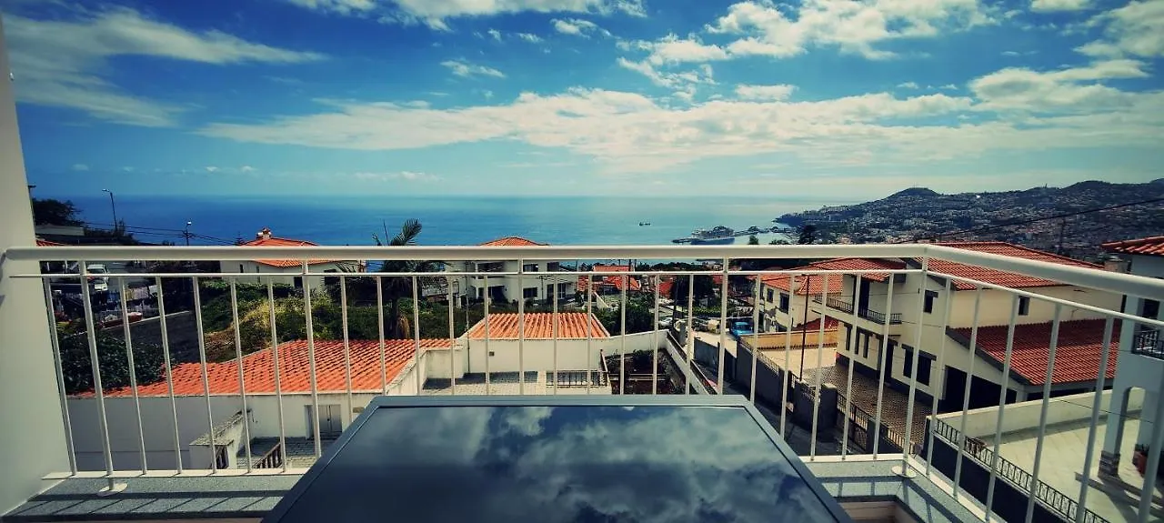 Villa Madeira Mit Blick Auf Den Hafen Funchal
